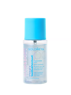 Solomeya Hair&body Fragrance mist Black Vanilla&Patchouli with shimmer/Парфюмированный мист для волос и тела Черная Ваниль и Пачули с шиммером,75 мл Solomeya Hair&body Fragrance mist Black Vanilla&Patchouli with shimmer/Парфюмированный мист для волос и тела Черная Ваниль и Пачули с шиммером,75 мл